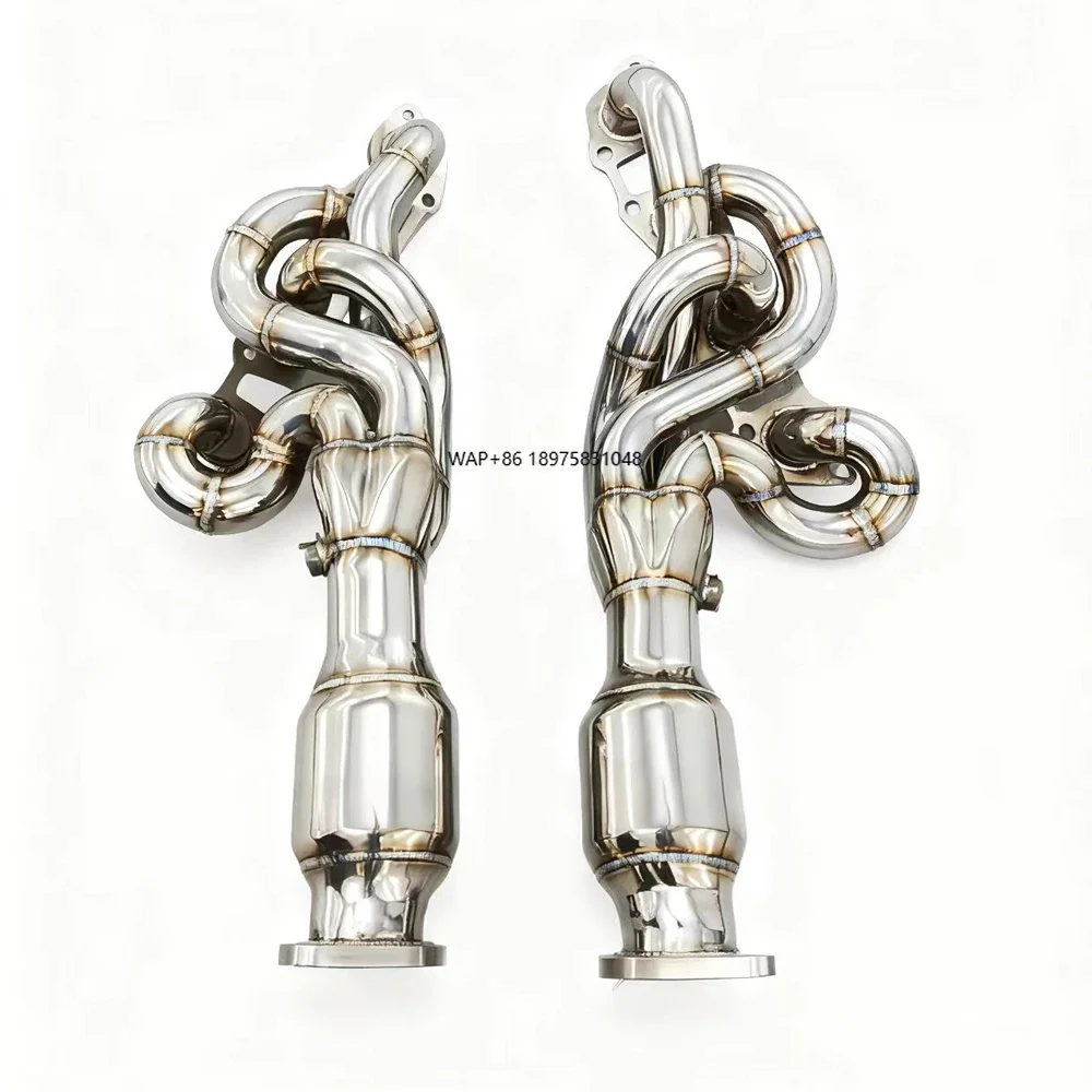 Customized Performance Exhaust Manifold Header for for RCF 5.0 V8 2016-2020 Made of Durable Stainless Steel