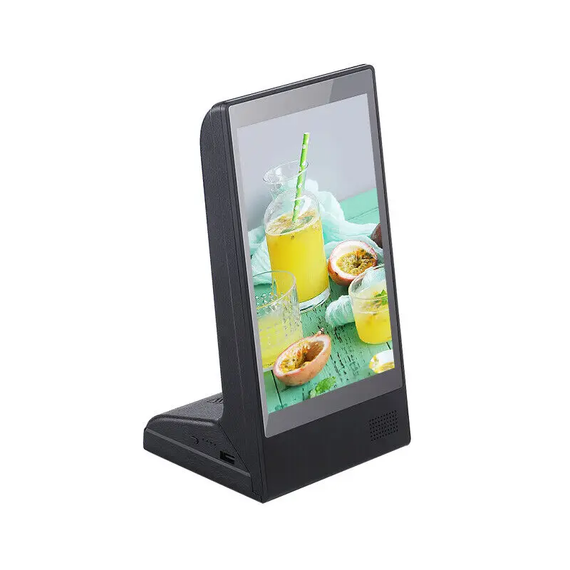 8 Inch Touch Board Desktop Video Player Restaurant Charging Advertising Machine