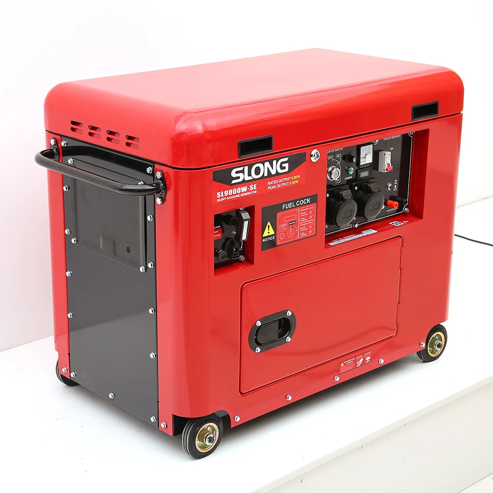 SLONG 8 kw 8000 watt Silent LPG Natural  home generators dual fuel generator