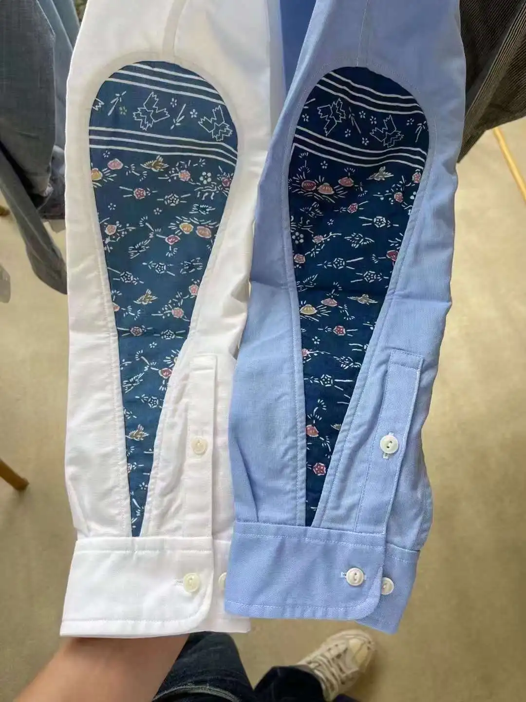 

Visvim Albacore Garuda: Модная молодежная рубашка из хлопково-льняной смеси с вышивкой, в стиле пэчворк, с длинным рукавом, на пуговицах, осенняя коллекция