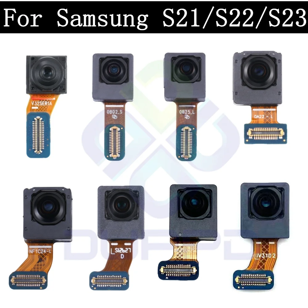 Frontal Selfie Front Camera Module For Samsung Galaxy S21+ Ultra S22+ Ultra S23+ Ultra S21FE G991 G998 S901 S908 S918