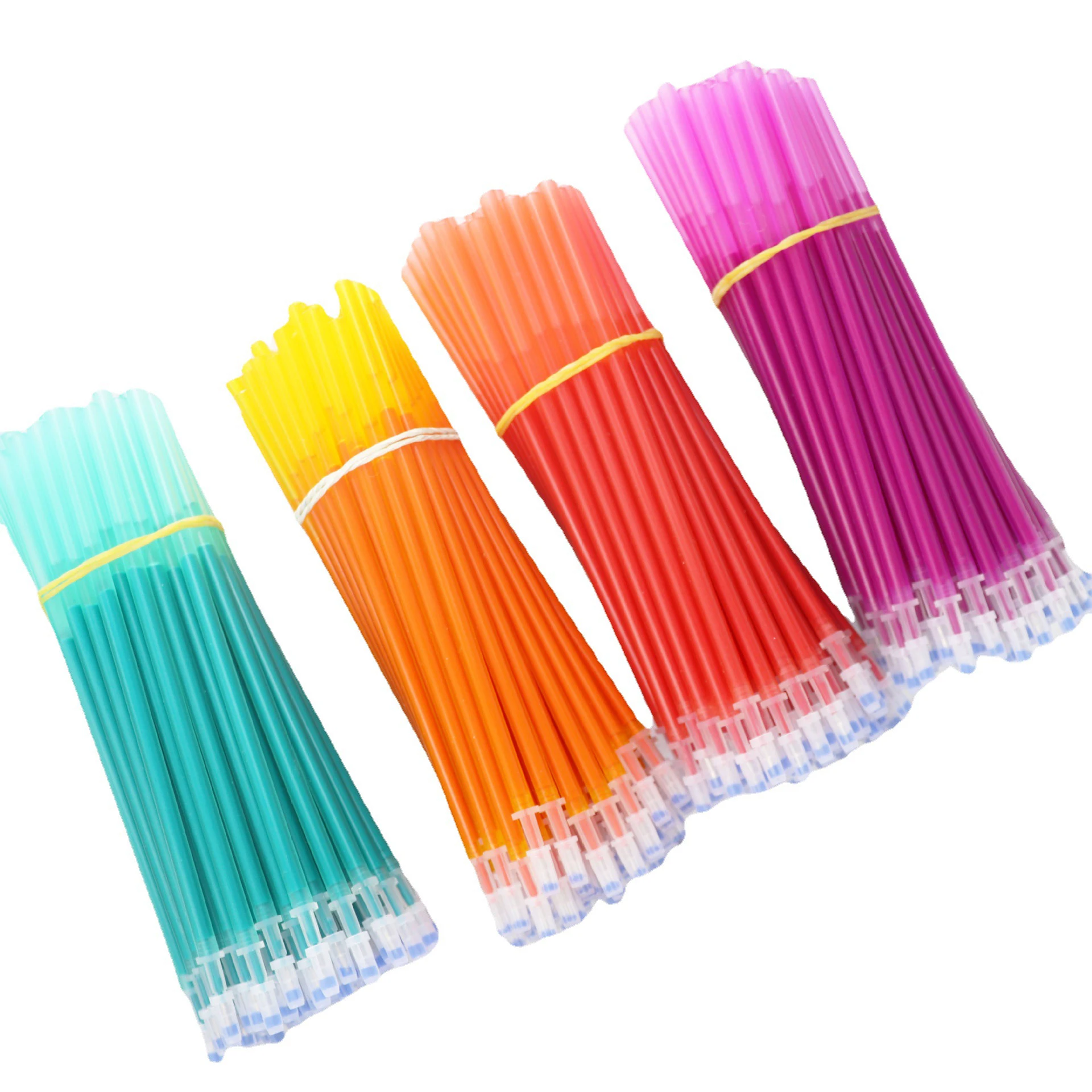 Kit 50pcs Colorful Erasable Pen Refills 13cm Length