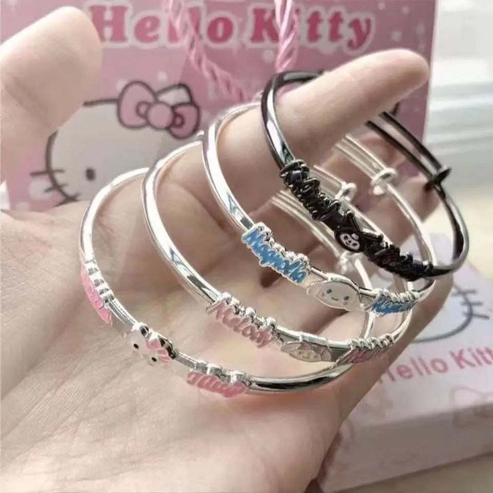 

Miniso Cute Sweet Sanrio Bracelet for Girls Simple Niche Design Ins Melody Kulomi Bracelet