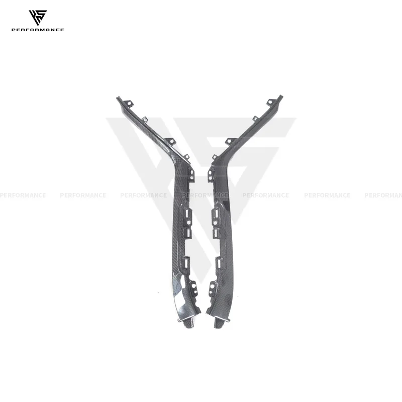 Dry Carbon Fiber Car Parts Interiors Center Controller Side Strip Replacement For Lambo Huracan  LP580 LP610 2014-2019