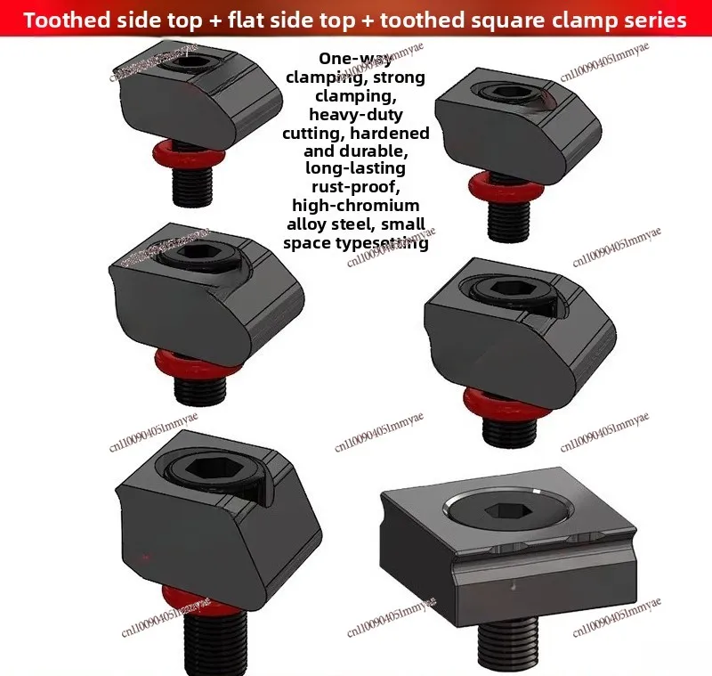 Fixture Tooth Shape Side Top Plane Square Machining Center One-way Vise Port