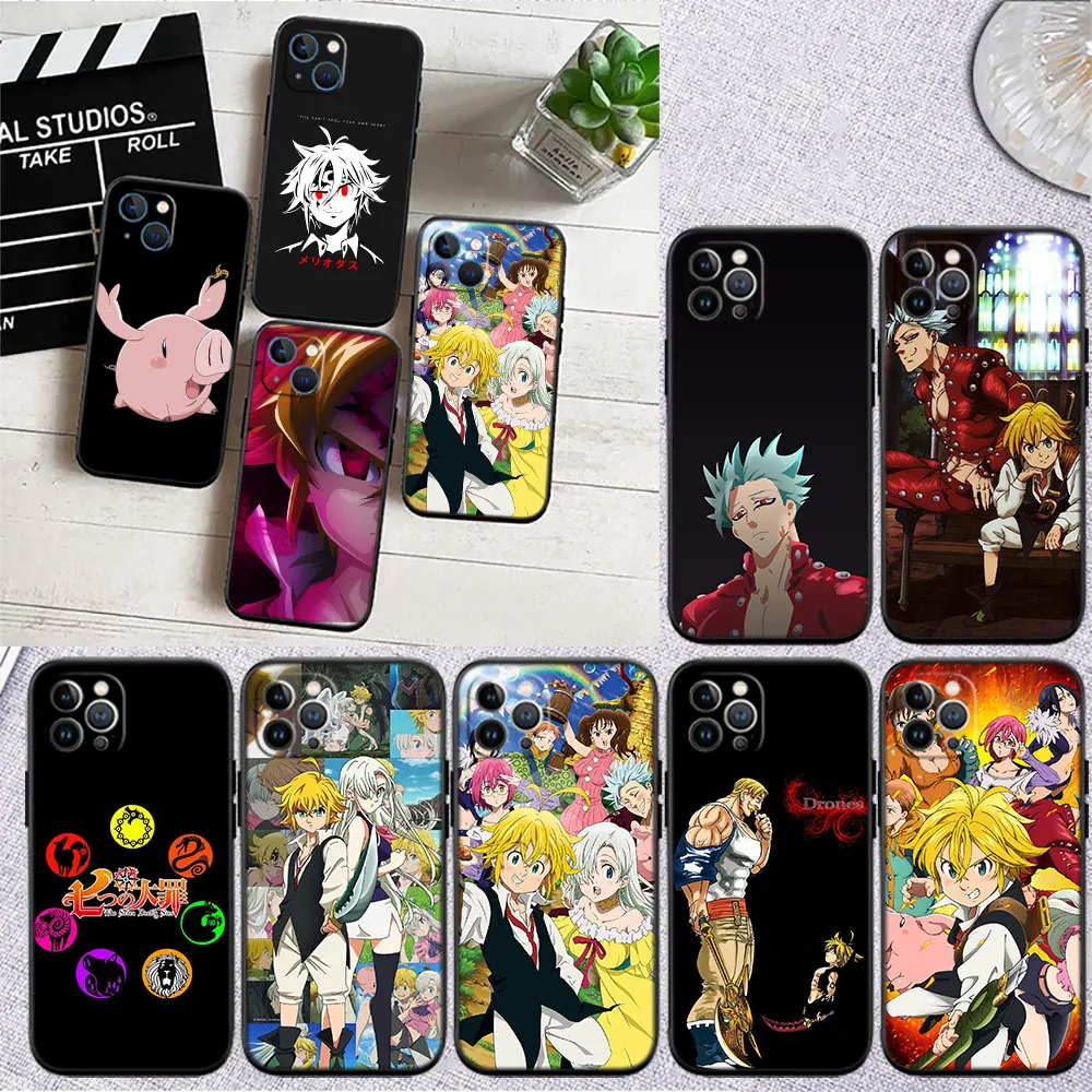 Capa de Telefone Soft Shell LO85 S-Seven D-Deadly Sin para Xiaomi Poco M4 M5 M6 M7 X3 X6 X7 F8 Ultra Pro GT NFC