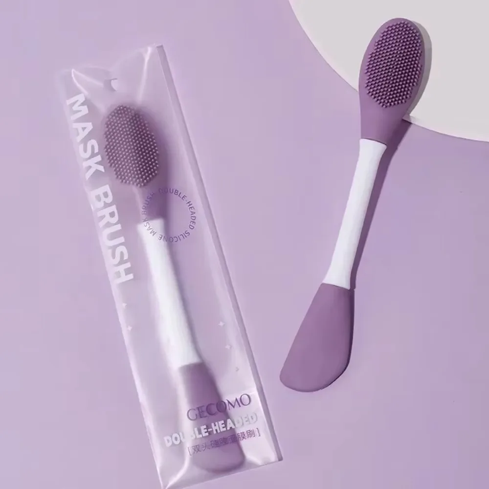 Regalos cepillos de máscara Facial de silicona doble cabeza exfoliante cepillo de limpieza Facial herramientas de cuidado de la piel