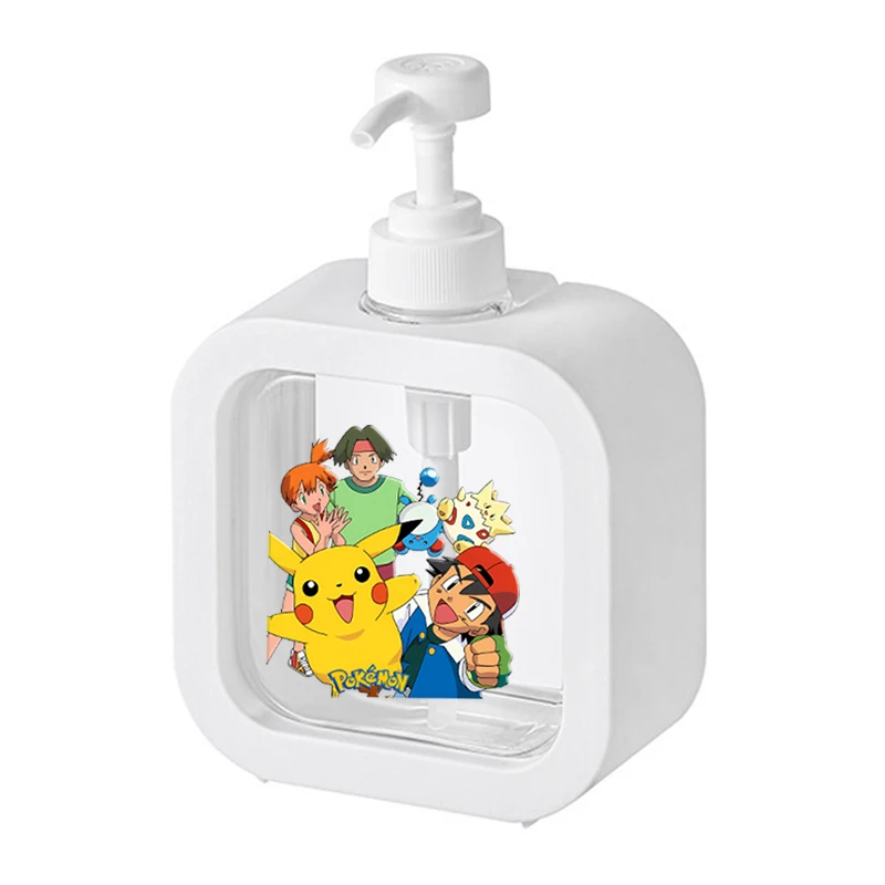 1pcs Pokemons Large Capacity Empty Bottles Hand Soap Dispenser Travel Refillable Laundry Detergent Shower Gel Dispensing Bottle view 6