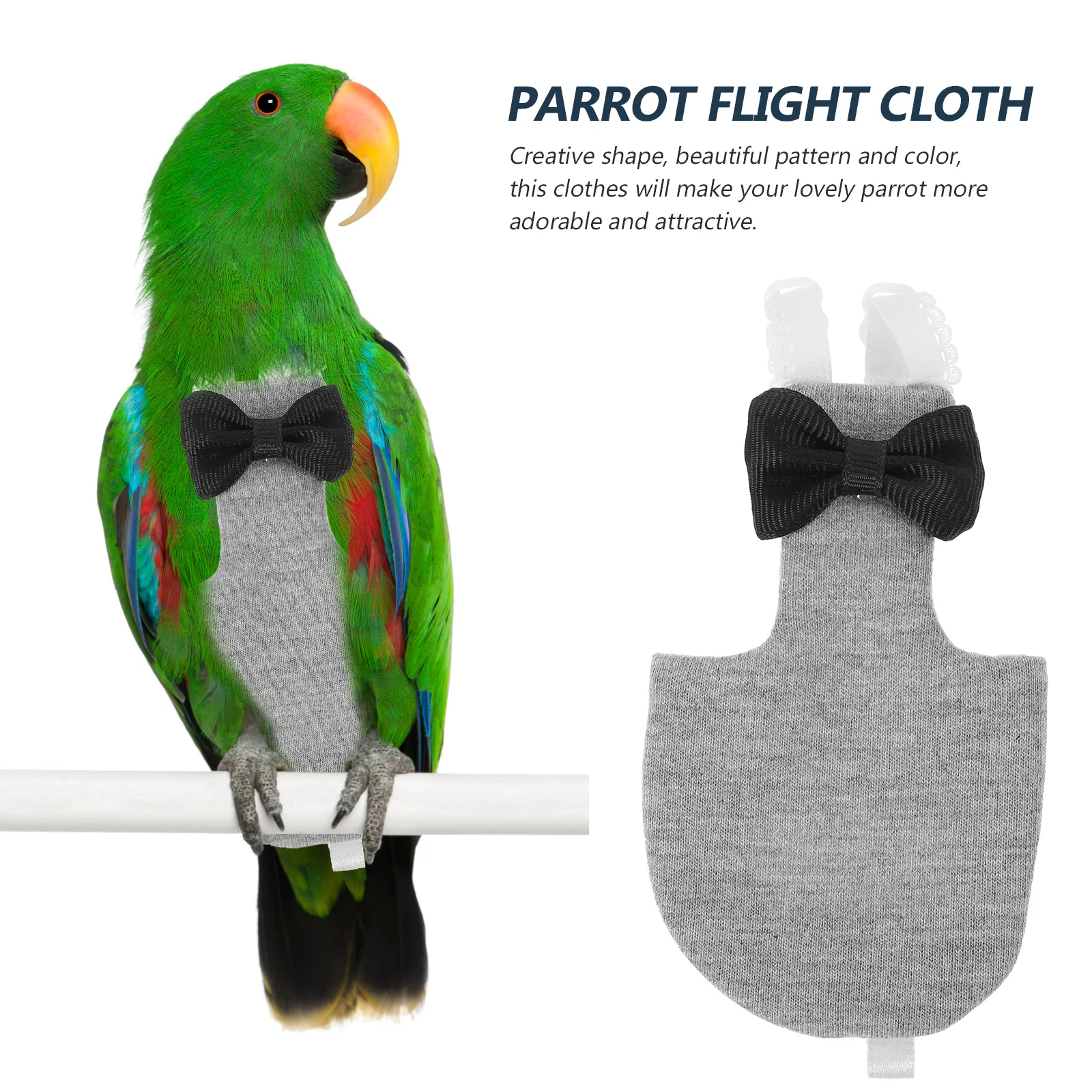

Stylish Parrot Costume Diaper Clothes Decoration Decorative Bird Props Cockatiel