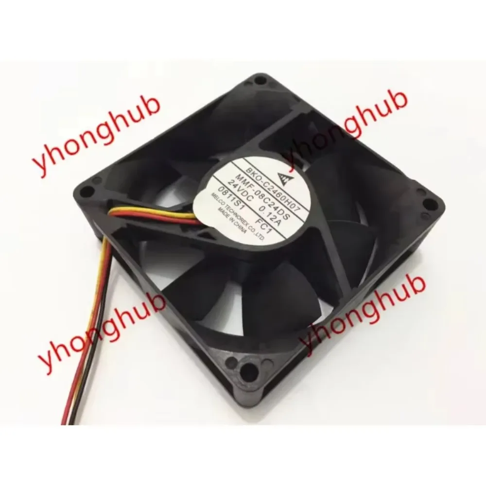 

Вентилятор охлаждения Melco MMF-08C24DS 24VDC 0.12A 80x80x25мм 3-проводной