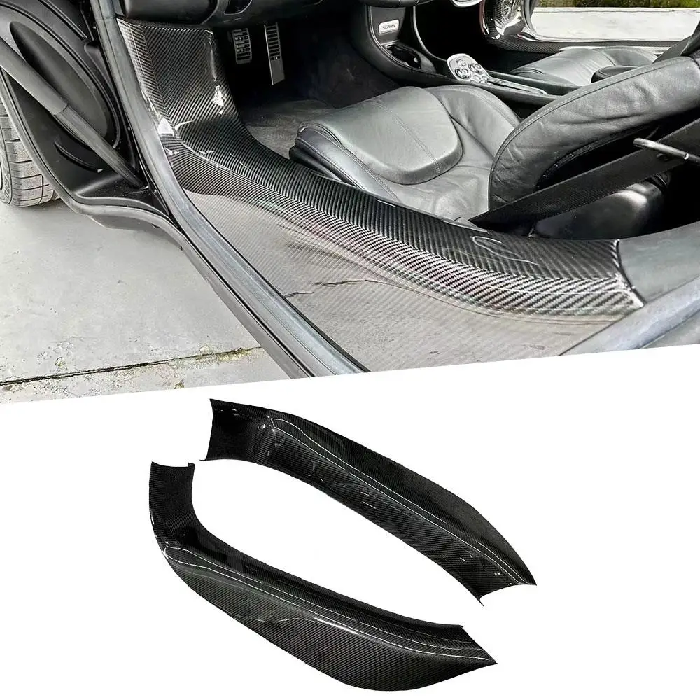 

Dry Carbon Side Splitter Cover Auto Racing Side Skirt Extension Board Door Sill for Mclaren 540C 570S 570GT FRP Car Styling