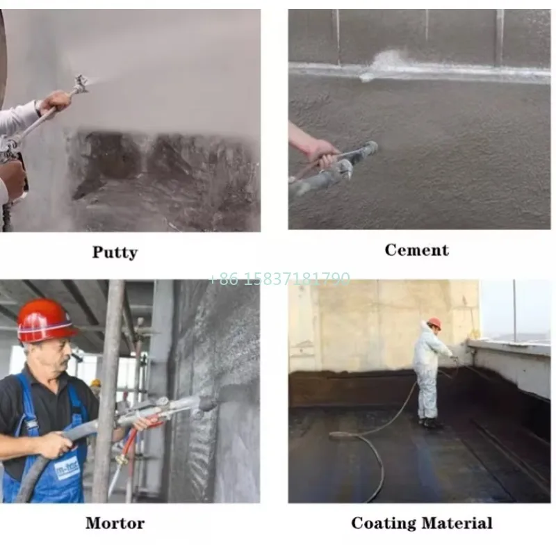 

Widely Application Mortar Spraying Machine Cement Plastering Cement Plaster Paint Machine Rendering Machine Wall Plastering