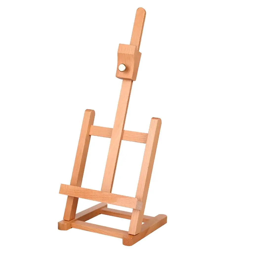 Natural Wood Display Easel Artist Painting Easel Tabletop Holder Stand