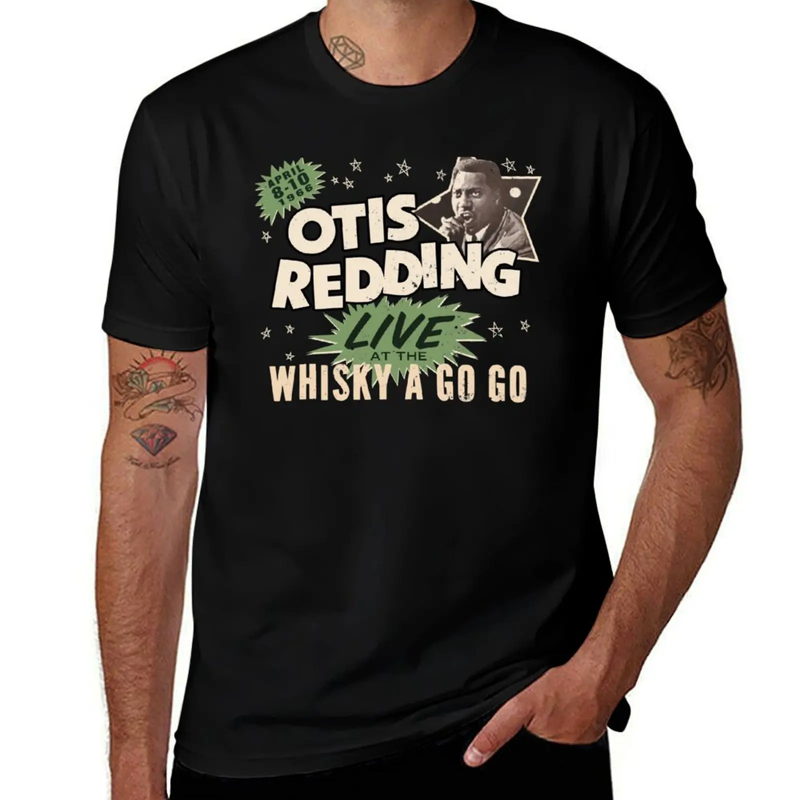 

Otis Redding - Live T-Shirt boys whites essential t shirt funny costumes men workout shirt