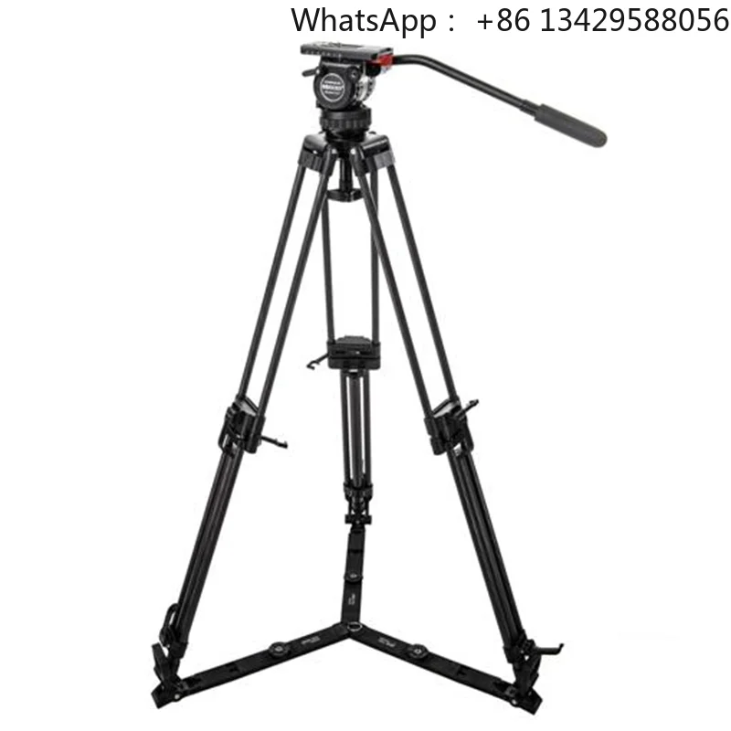 Factory Secced Reach Plus 1 Professional Broadcast CCTV Heavy Duty 6.9KG Payload Video Camera Carbon Fiber Tripod