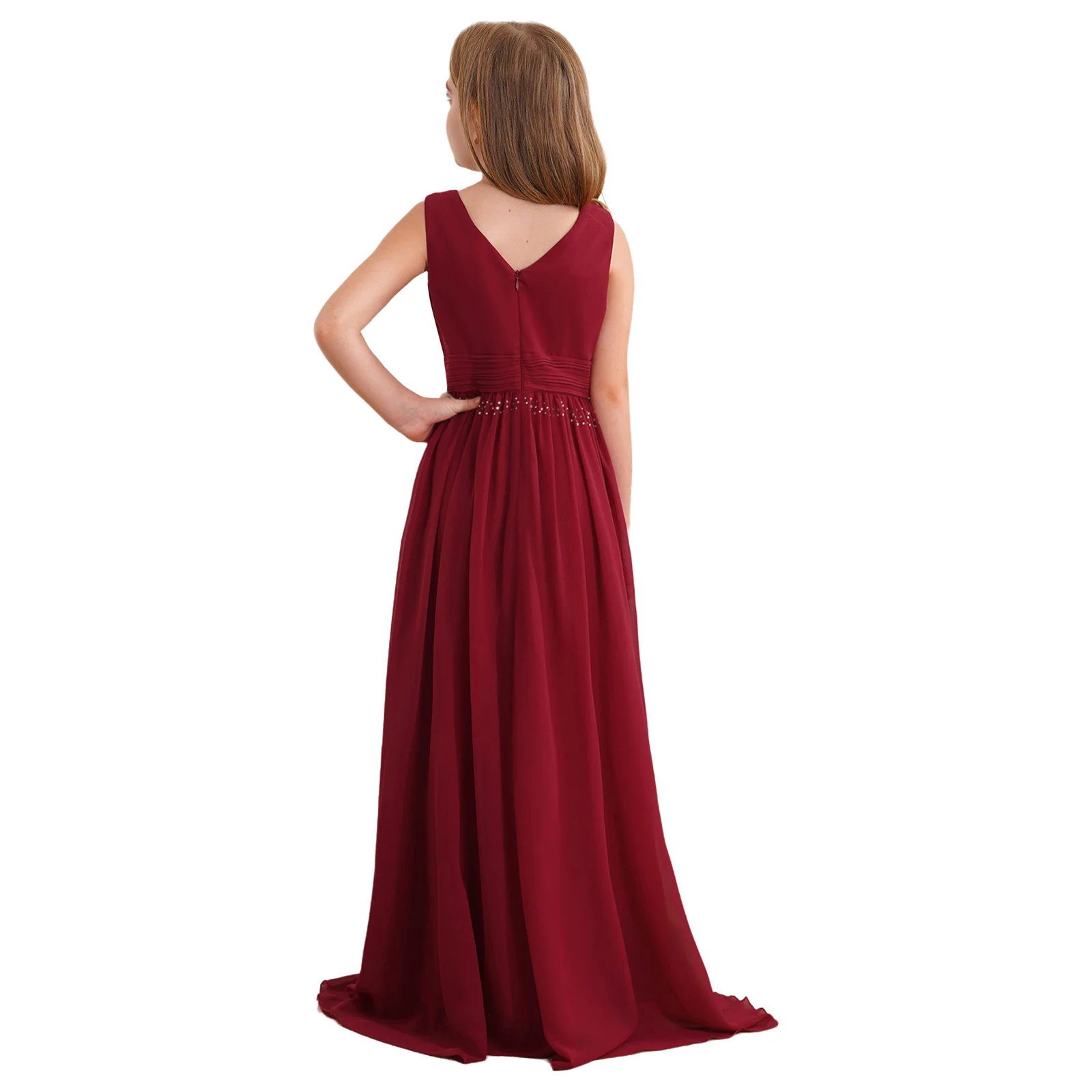 princess polly baby blue dress Dark Burgundy Junior Prom Dress GTEEN037