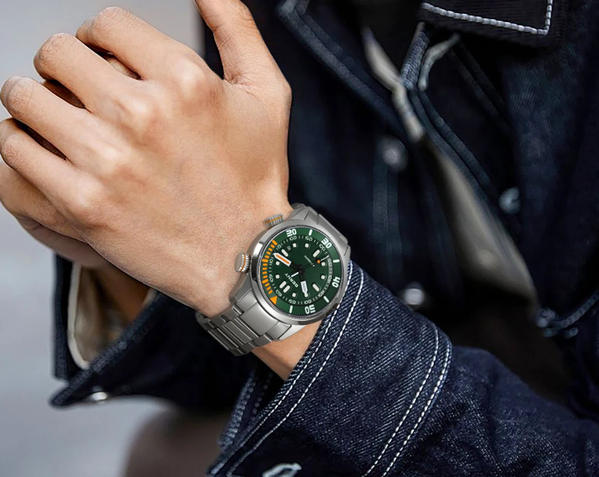 BERNY 20Bar Diver Männer Mechanische Uhr Miyota 8215 Super Leucht Saphir Schwimmen Automatische Selbst Wind Silikon Männer Armbanduhr – Detail 17