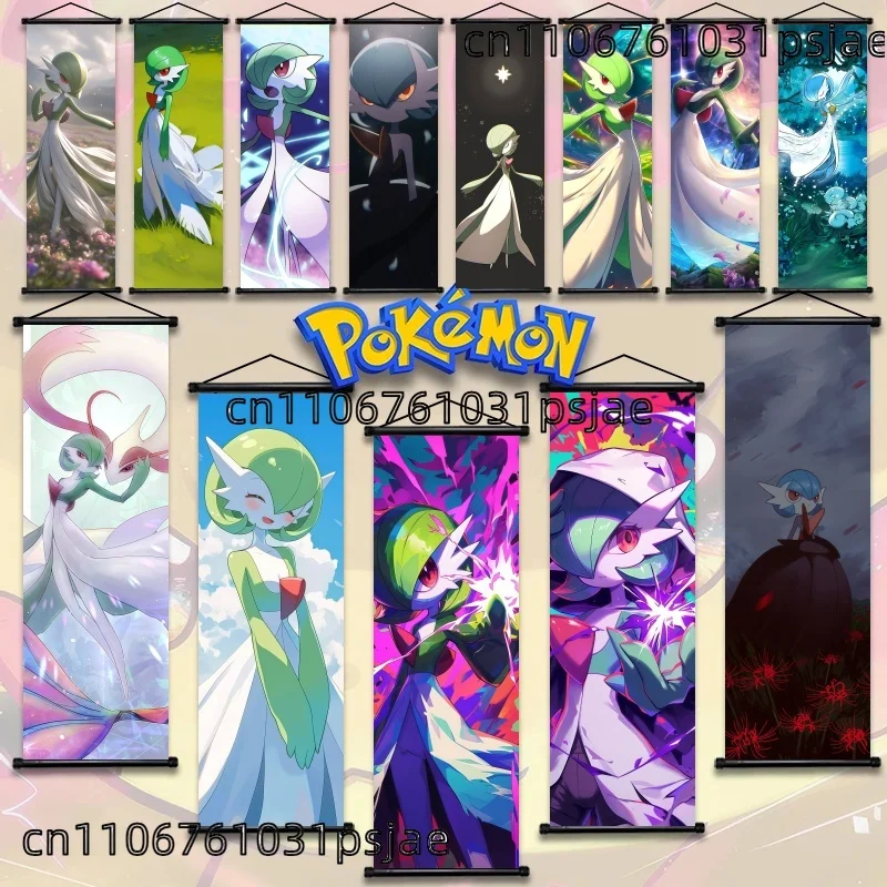 

Gardevoir Pokémon Scroll Art, High - Quality, Show Psychic - Energy Scenes, for Anime Fans' Homes, Immersive Pokémon World
