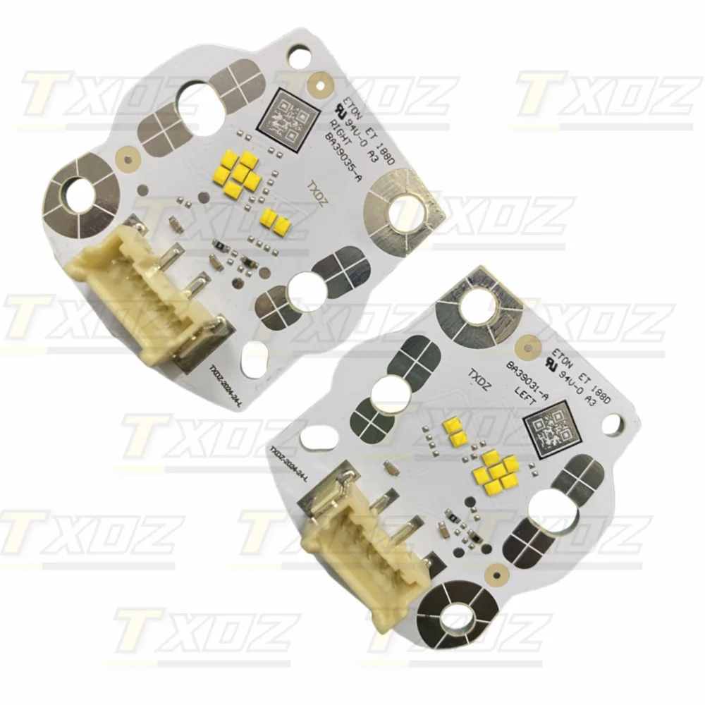 Luce di marcia diurna bianca Schede LED gialle per 2024 2025 Tesla modello 3 Modulo faro DRL Blu Rosso Non-RGB