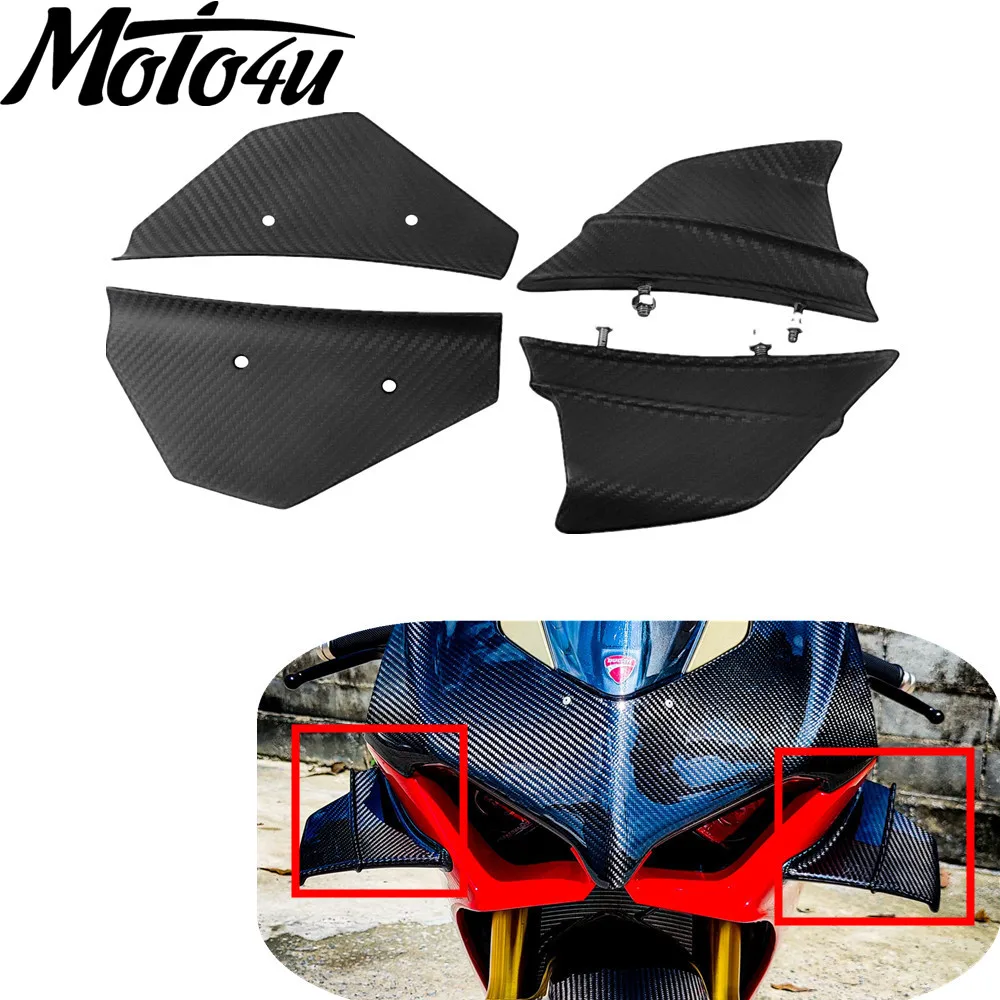 

Комплект крыльев из углеродного волокна для мотоцикла Ducati Panigale V4 V4S 2018 2019