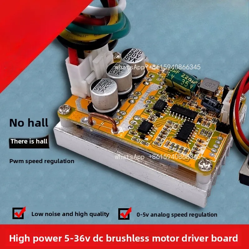 BLDC Sensor Sensorless DC Brushless Motor Speed Controller Board Forward Reverse Adjustable Driver Module