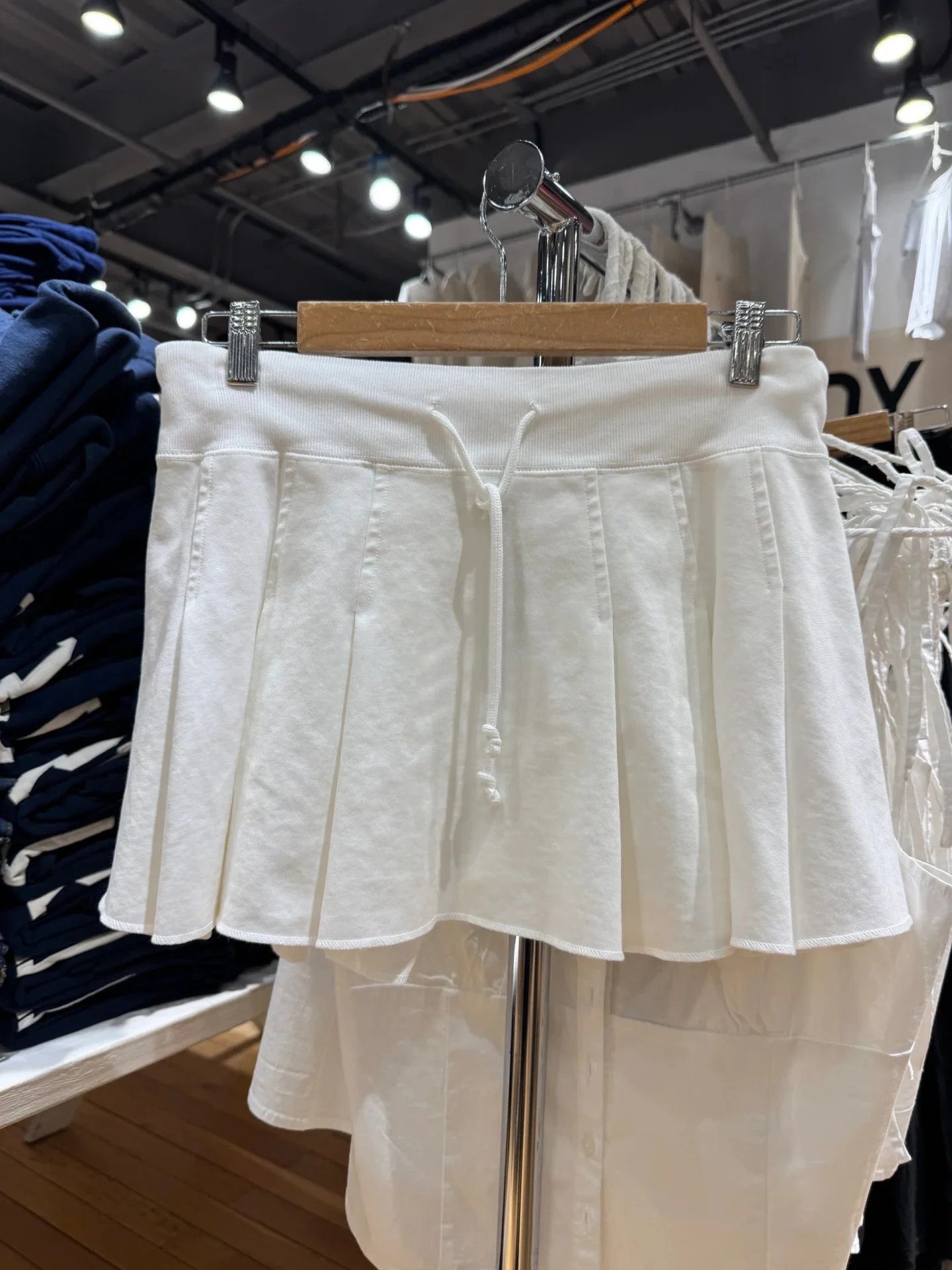 

Белые мини-плиссированные юбки на шнурке, женские летние короткие трапециевидные юбки с низкой талией Faldas, однотонные, простые, в консервативном стиле, милая спортивная юбка Y2k
