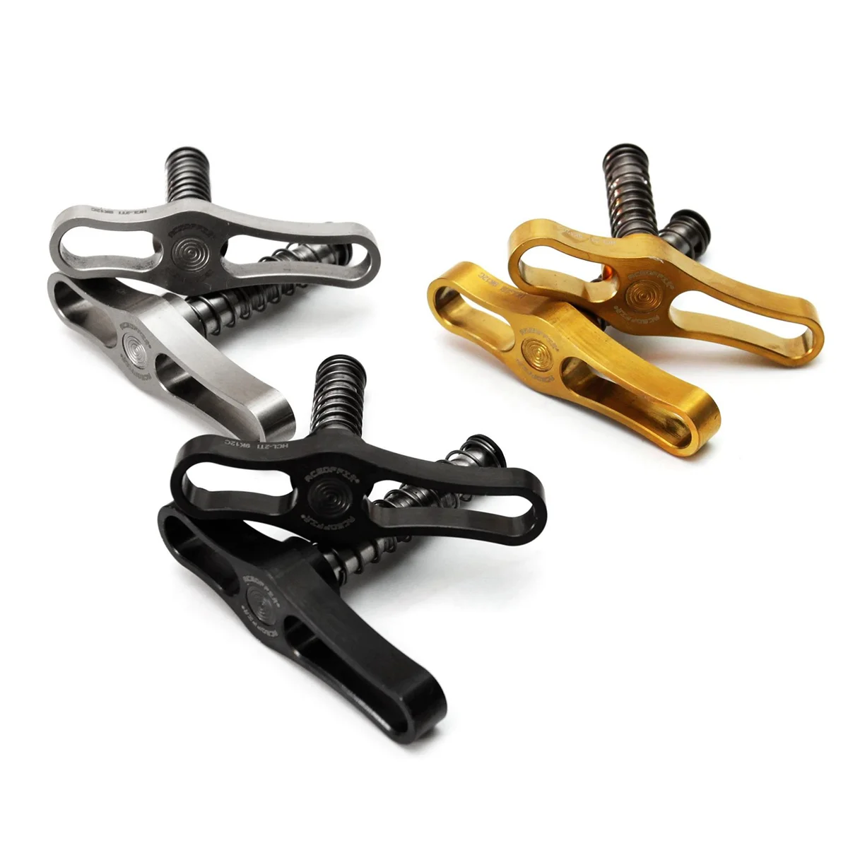 ACEOFFIX HCL-2Ti Bike Hinge Clamp Lever for Brompton Folding Bike-Gold