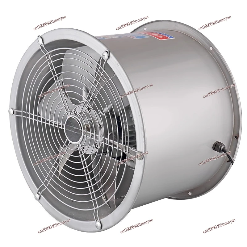 High temperature resistant axial flow fan 380v pipeline type strong special fan