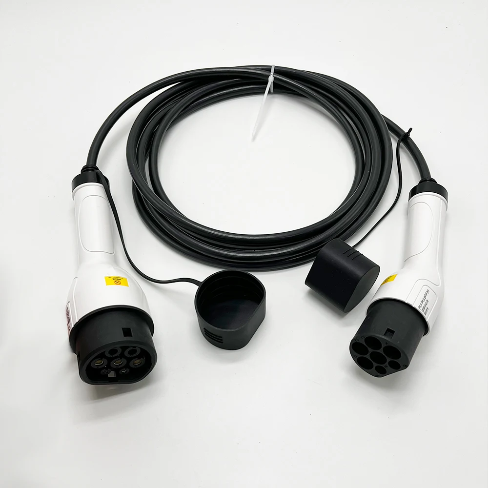 32A 8m Alternative Colorful TPU Cable High Quality Ev Charger Type 2 to Type 2 For Electric Vehicle Charging  One Phase