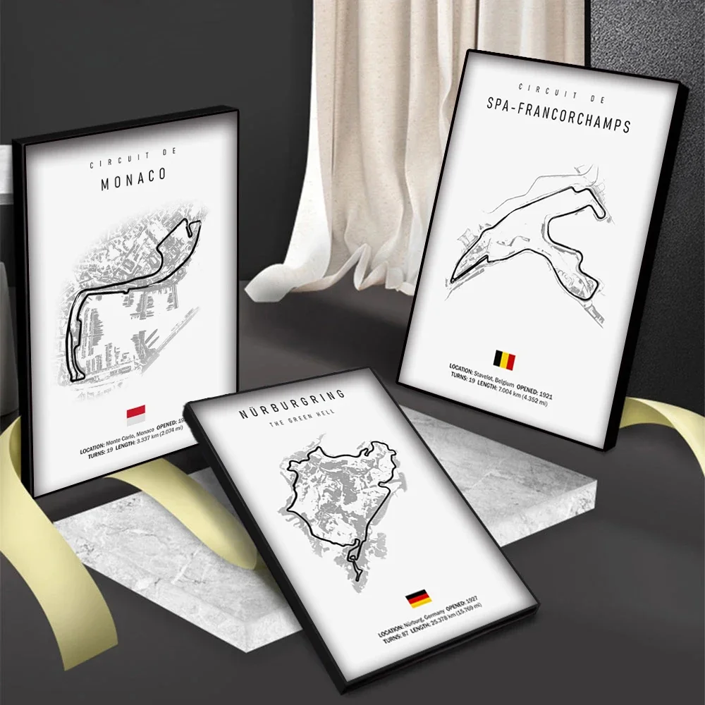 30x40-f1-Интерзационная-трековая-картина-на-холсте-с-фоторамкой-f1-художественная-эстетическая-картина-для-автоспорта-для-домашнего-декора