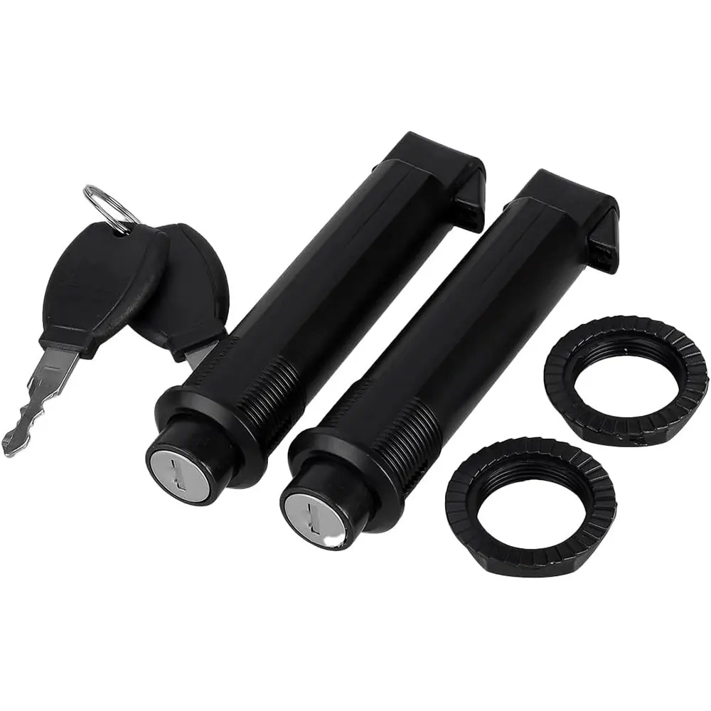 Motorcycle Black Hard Saddle Bag Hardware Universal Scooter Electromobile ect Lock with 2 Keys For Hard Saddlebags