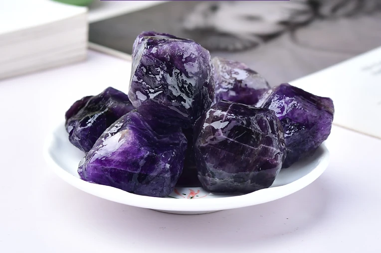 100g Natural Amethyst Tumbled Chips Crushed Stone Healing Crystal Jewelry Making Uruguay Deep Purple Mineral SpecimenHome Decor