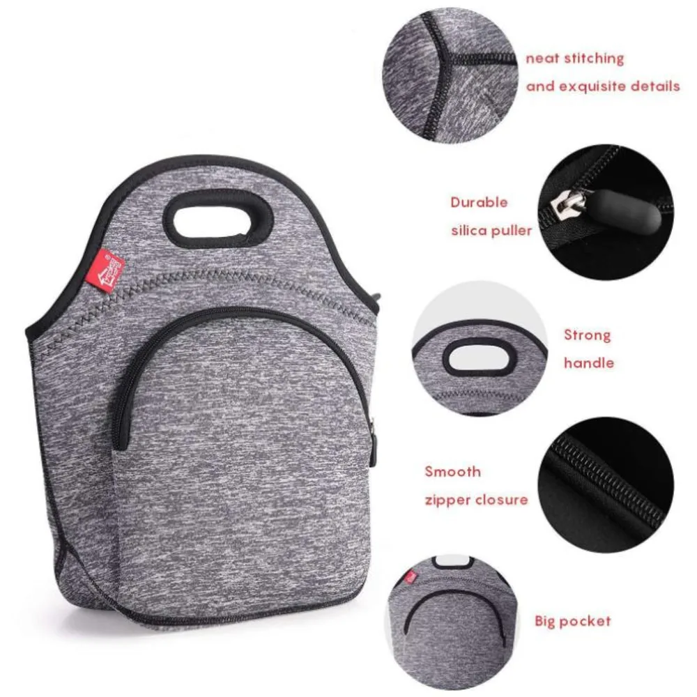 

Outdoor Thermal Picnic Bag Insulated Waterproof Carrying Lunch Tote Cooler Box Neoprene Lunchbox Container