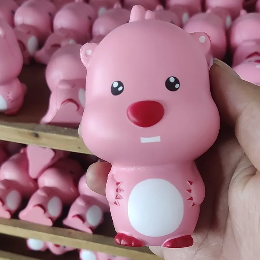 Little beaver Ruby pinching music Korean loopy slow rebound Internet celebrity cute decompression toys vent blind box wholesale