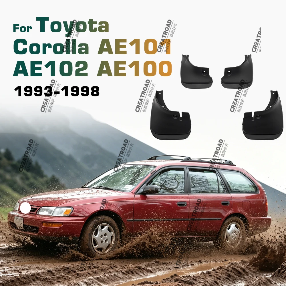 Für Toyota Corolla AE101 AE102 AE100 1993-1998 Kotflügel Kotflügel Schmutzfänger Schutz Splash Flap Kotflügel Auto Zubehör