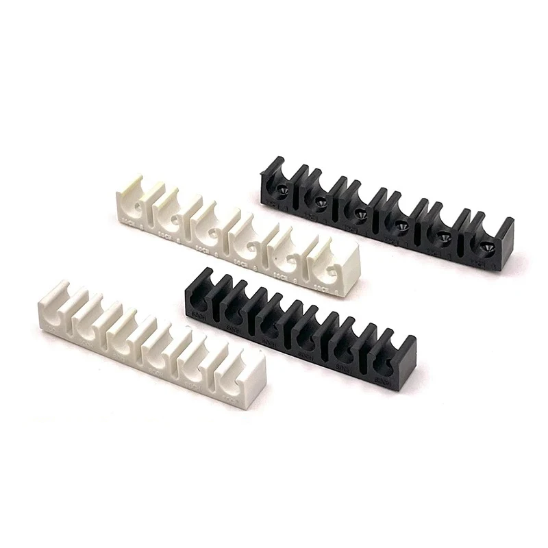 10Pcs U-shaped Buckle and Fixing Clamp For Pneumatic Pipes Nylon Multi-pipe Holder And Piping Seat TM/BTM-4/6/8/10/12/14/16mm ﻿
