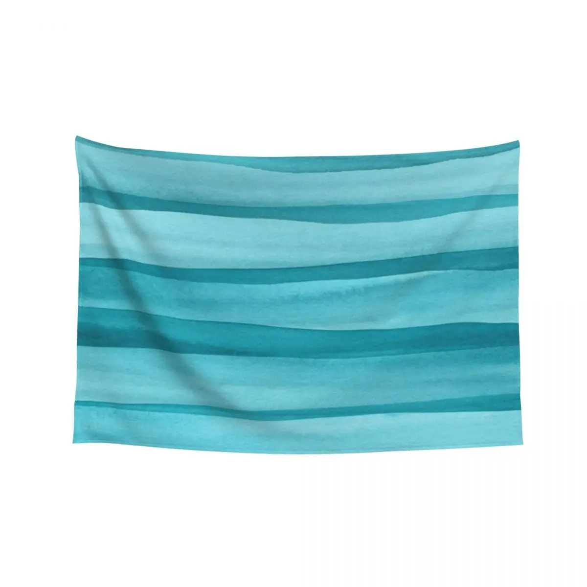 

Teal Watercolor Lines Abstract Pattern Tapestry Cute Room Decor Bathroom Decor Room Aesthetic Decor Tapestry