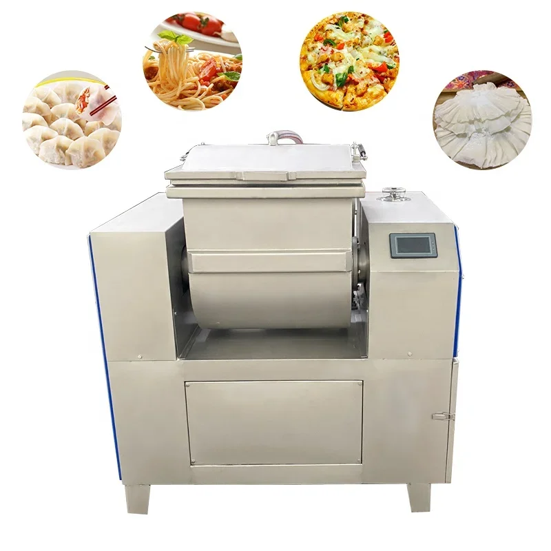 industry Fresh noodles Vacuum dough mixer 25KG fully automaticVacuum dough mixer