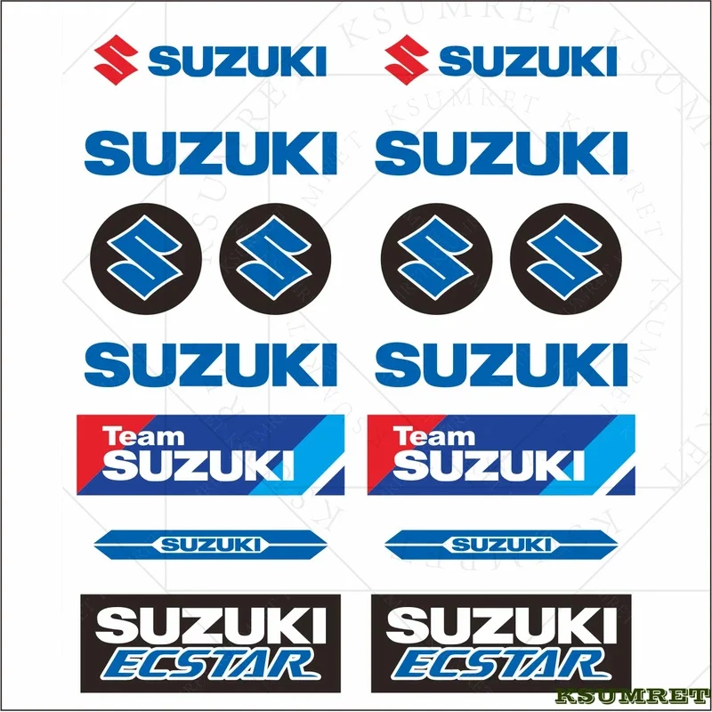 

Vinyl Suzuki Motorcycle Stickers Decals Logo Tank Emblem