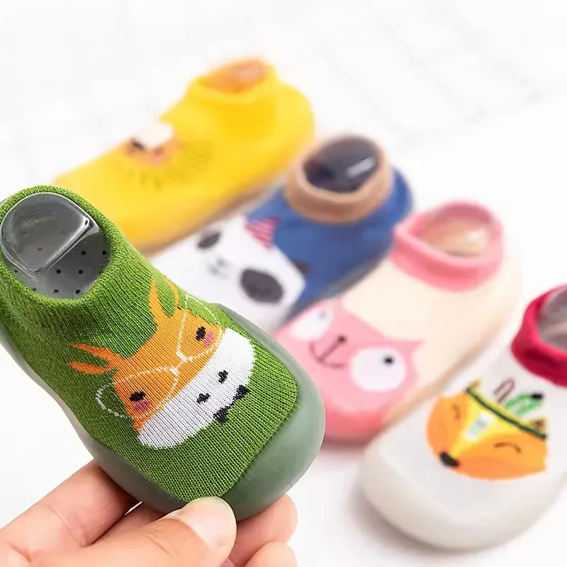 

Baby Socks Shoes Boy Girl Fashion Toddler Shoes Anti-Slip Soft Rubber Shoes Animal Style New Arrival Baby First Walker Autumn