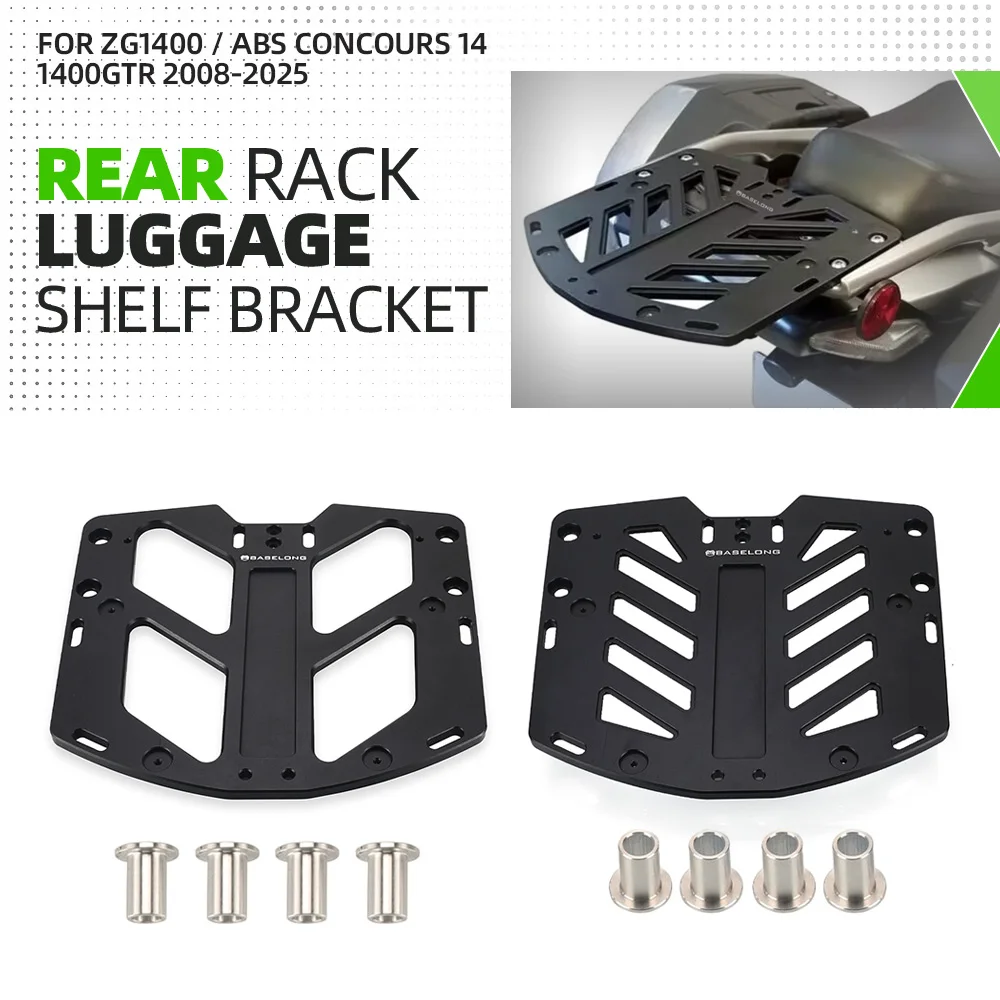 

Motorcycle Accessories Tailbox Support Holder For Kawasaki ZG1400 / ABS Concours 14 1400GTR 2008-2025 Rear Rack Luggage Bracket