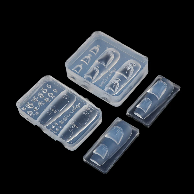 1/4Pcs 3D Snake Girl Nail Silicone Carving Mold Snake DIY Nail Decoration Art Nail Beauty Charm Silicone Nail Mold