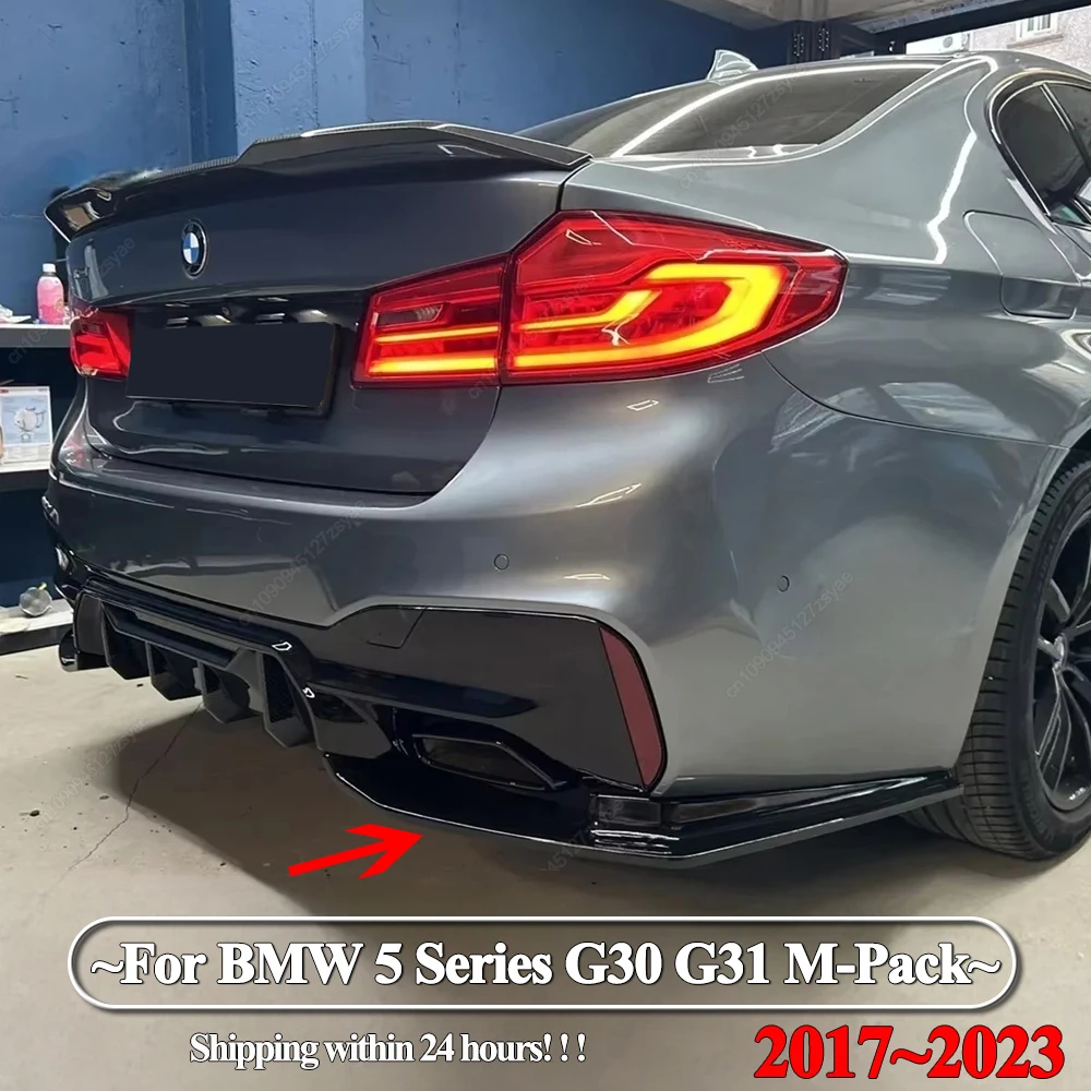 

Задний бампер автомобиля, сплиттер, боковой спойлер, комплект кузова, тюнинг для BMW 5 серии G30 G31 M-Pack 2017-2023 с M5/CS/комгновенным диффузором
