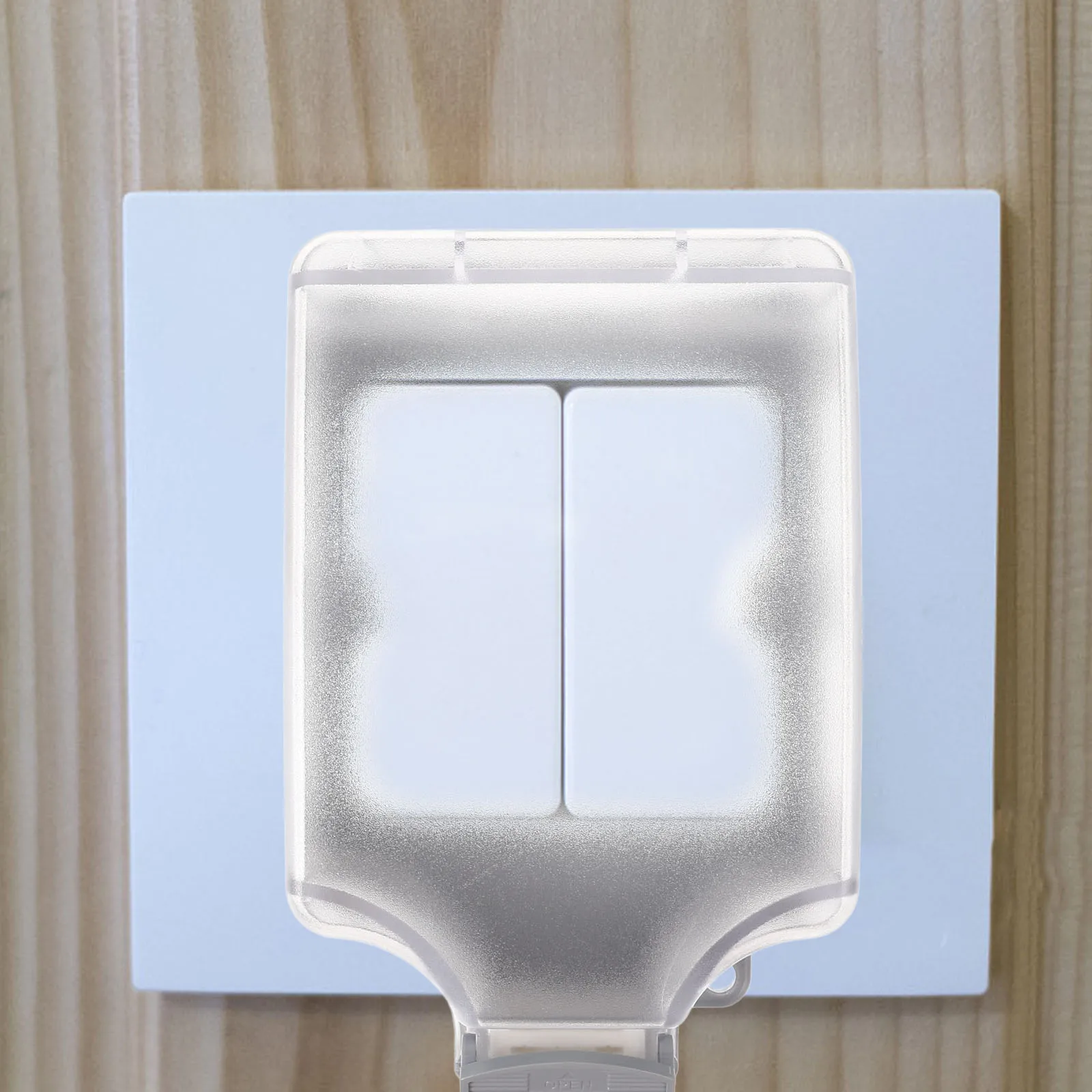 

Waterproof Plug Protector Garden Patio Garage Use Transparent Abs Pp Material Splash Proof Receptacle Outlet