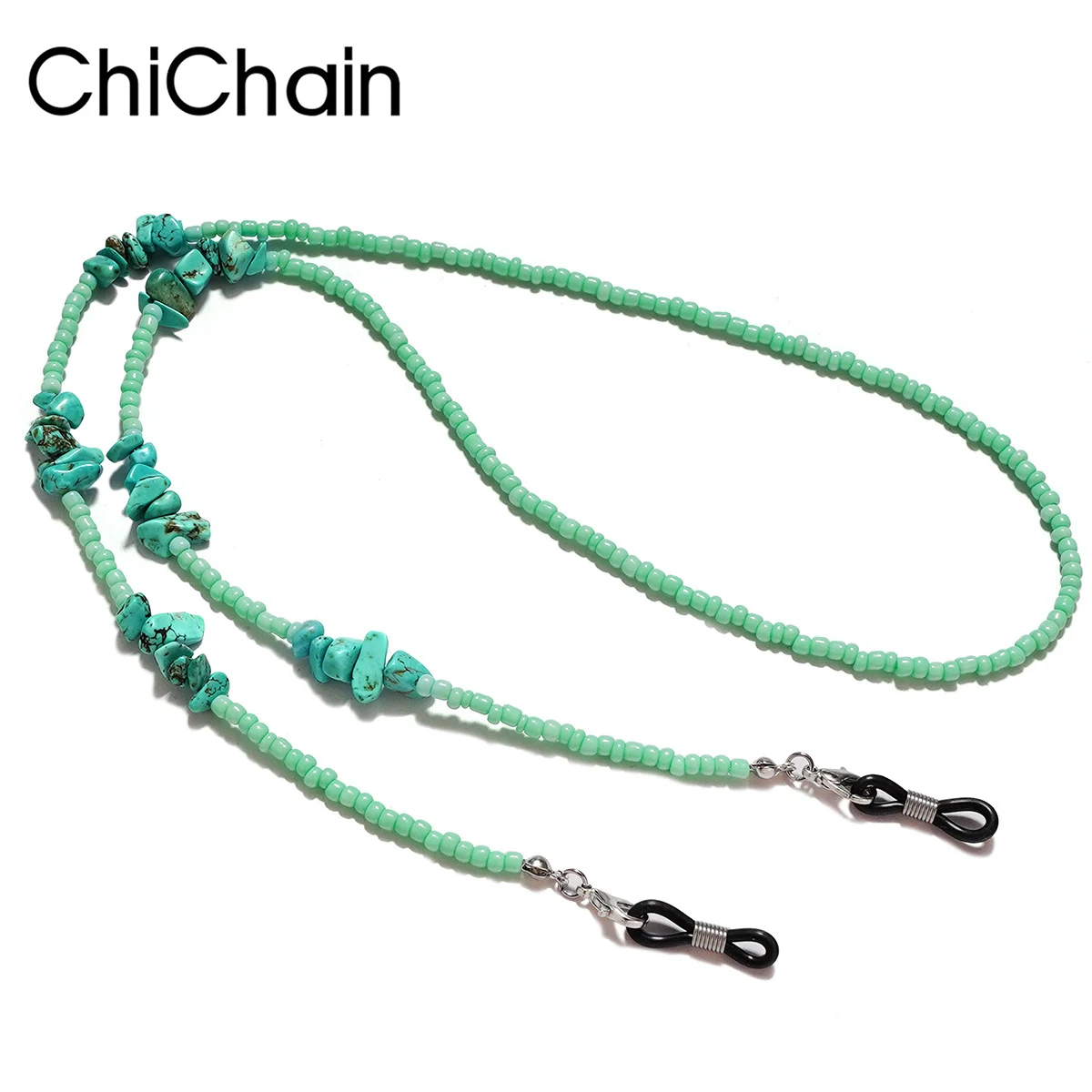 New acrylic bead glasses chain to prevent loss and falling of glasses, multi-use mask chain.