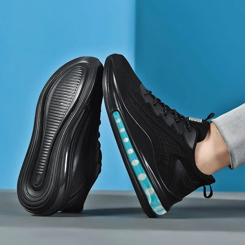 أحذية جري كاجوال أنيقة للرجال أحذية رياضية ناعمة قابلة للتنفس لفصل الربيع والخريف أحذية مشي مريحة للرجال في الهواء الطلق