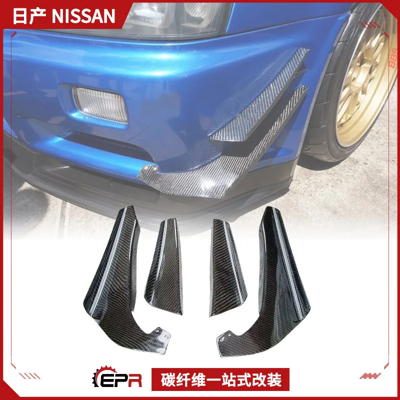 

Подходит для модификации из углеродного волокна Nissan Skyline R34 GTR, установлен оригинального спойлера ветрового лопасти передней планки.