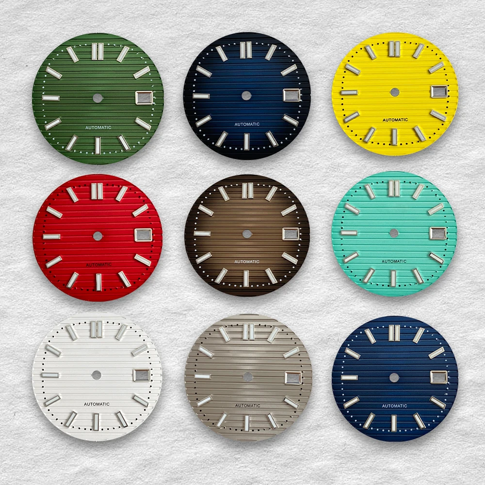 

Latest 30.5mm S Logo Nh35 Dial for Nautilus Dial Nh35 Nh36 Movements High Quality Nh35 Accessories Green Luminous Watch Repair