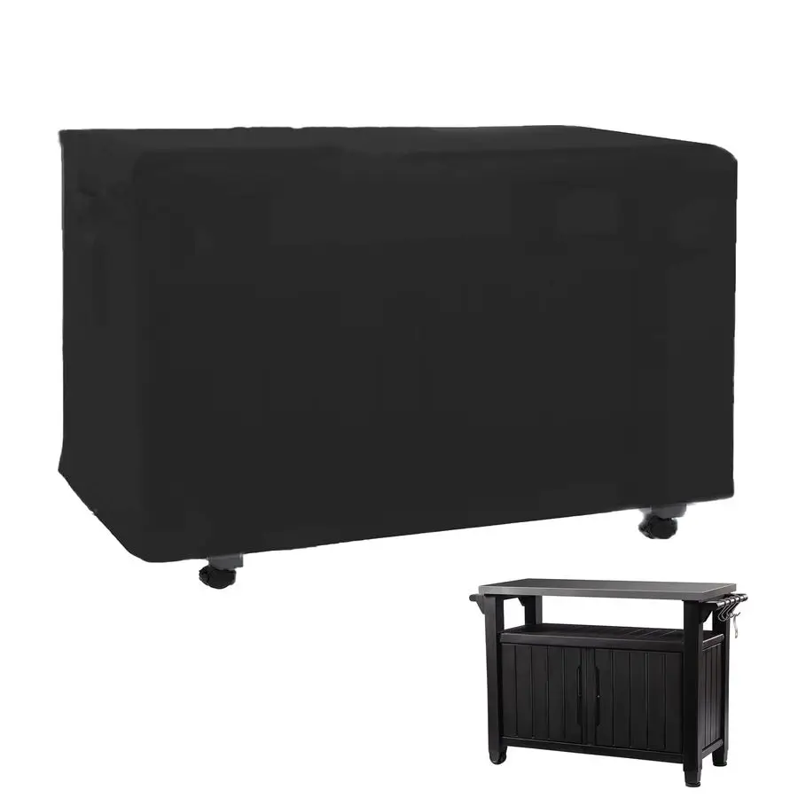 

Prep Table Cover 64L x 24W x 48H,Heavy Duty Waterproof 600D Furniture Cover for Stainless Steel Food Table,Cart Prep Table,Coffe