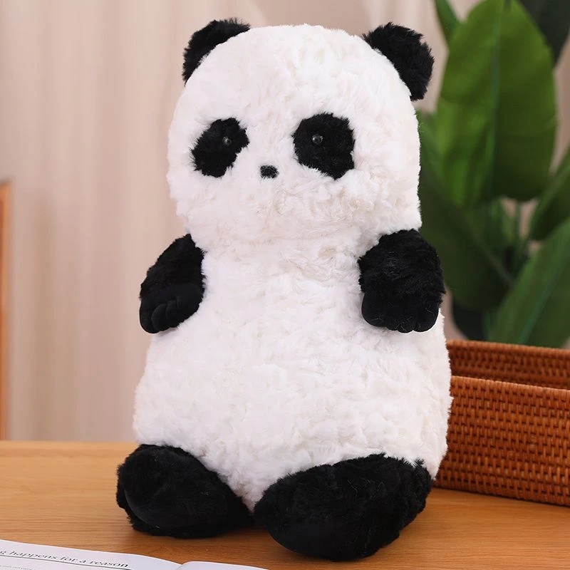 

40CM Giant Panda Plush Toy with Large Curly Fur a Soft Animal Doll of the Chinese Giant Panda as a Festival and Birthday Gift